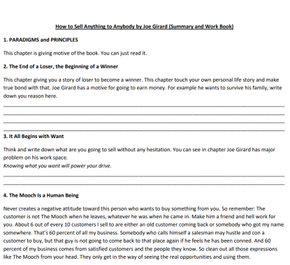 How to Sell Anything to Anybody by Joe Girard